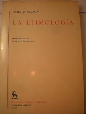 Immagine del venditore per La etimologa venduto da Librera Antonio Azorn