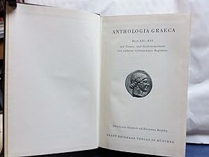 Anthologia Graeca 4. Buch XII-XVI. Griechisch-Deutsch (Sammlung Tusculum). Mit Namen- und Sachver...