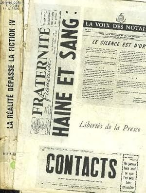 Seller image for LA REALITE DEPASSE LA FICTION 4 COLLECTION L AIR DU TEMPS for sale by Le-Livre