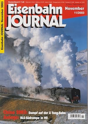 Bild des Verkufers fr Eisenbahn JOURNAL - November 11/2003. zum Verkauf von Allguer Online Antiquariat