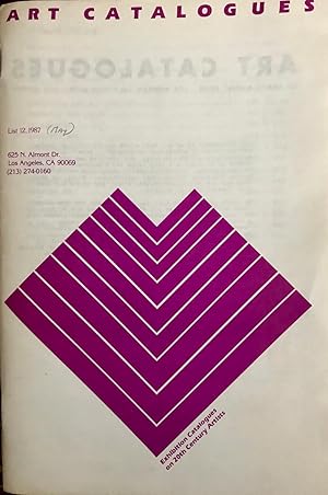 Seller image for Art Catalogues, List 12, 1987 : Exhibition Catalogues on 20th Century Artists for sale by Epilonian Books