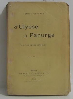 Immagine del venditore per D'ulysse  panurge contes hroi-comiques venduto da crealivres