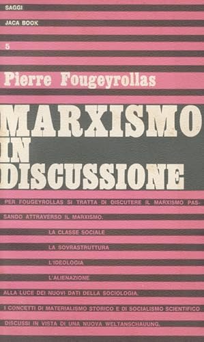 Bild des Verkufers fr Marxismo in discussione. zum Verkauf von Libreria Oreste Gozzini snc