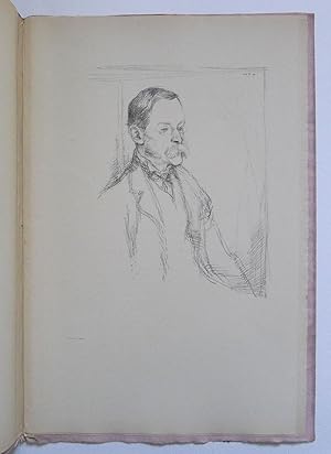 English Portraits. A Series of lithographed drawings by Will Rothenstein. Sir Frederick Pollock, ...
