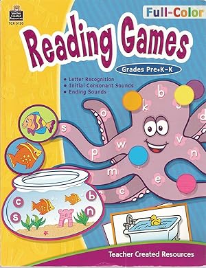 Imagen del vendedor de Reading Games (Grades PreK-K) a la venta por The Book Junction