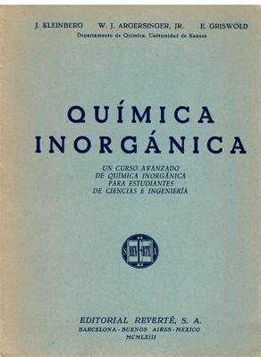 Seller image for Qumica inorgnica. Un curso avanzado de qumica inorgnica para estudiantes de ciencias e ingeniera for sale by Librera Dilogo