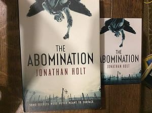Seller image for The Abomination ******SIGNED, LINED, DATED UK HB 1/1 + Publisher's Postcard******* for sale by BRITOBOOKS