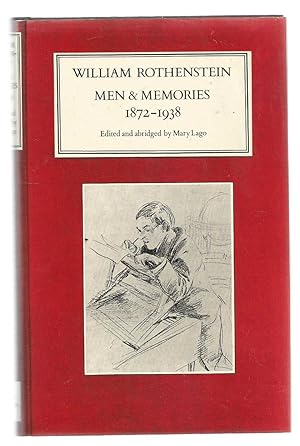 Bild des Verkufers fr William Rothenstein Men & Memories 1872-1938 zum Verkauf von Turn The Page Books
