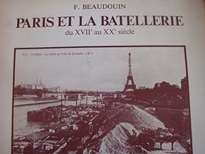 Seller image for Parie et la batellire du XVII me au XX me sicle in-8,broch, 32 pages for sale by LIBRAIRIE EXPRESSIONS