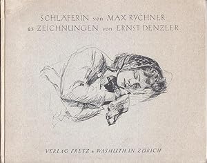 Schläferin. 25 Zeichnungen von Ernst Denzler.