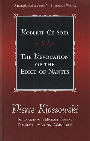 Immagine del venditore per Roberte Ce Soir and The Revocation of the Edict of Nantes venduto da lamdha books