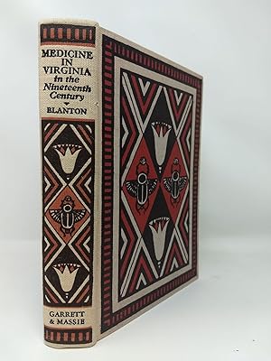 Image du vendeur pour MEDICINE IN VIRGINIA IN THE NINETEENTH CENTURY mis en vente par Aardvark Rare Books, ABAA