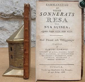 Bild des Verkufers fr Sammandrag af Herr Sonnerats Resa till Nya Guinea, gjord ren 1771 och 1772. zum Verkauf von Antiquaria Bok & Bildantikvariat AB