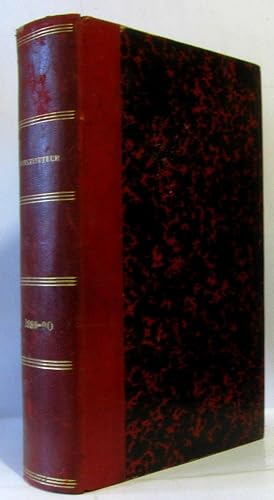 L'instituteur - revue d'éducation et d'enseignement - n°1 du 20 septembre 1889 quatrième année au...