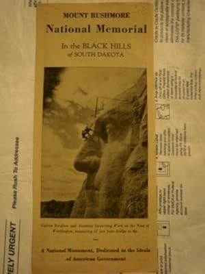 Imagen del vendedor de Mount Rushmore National Memorial In The Black Hills of South Dakota a la venta por Bristlecone Books  RMABA