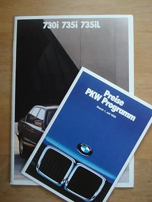 BMW Prospekt und Preisliste in öS von 1988