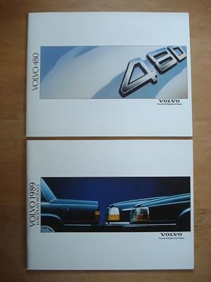 Volvo - Tourist & Diplomat Sales / zwei Prospekte A4-Format quer aus den Jahren 1988 und 1989