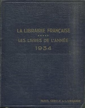 LA LIBRAIRIE FRANÇAISE. LES LIVRES DE L'ANNEE 193. TROISIEME SUPPLEMENT A LA LIBRAIRIE FRANÇAISE....