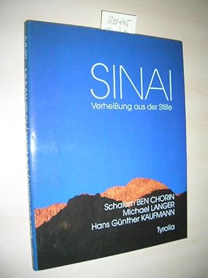 Bild des Verkufers fr Sinai. Verheissung aus der Stille. zum Verkauf von Klaus Ennsthaler - Mister Book