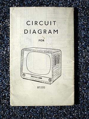 Bild des Verkufers fr Circuit Diagram for BT3252 Television. (GEC, General Electric Co Ltd., G.E.C.) zum Verkauf von Tony Hutchinson