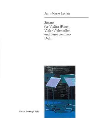 Bild des Verkufers fr Sonate D-Durfr Violine (Flte), Viola (Violoncello) und Bc zum Verkauf von AHA-BUCH GmbH