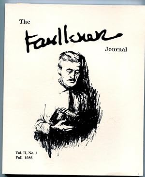 Bild des Verkufers fr The Faulkner Journal, Fall 1986, Volume 2 Number 1 zum Verkauf von Centurybookstwo