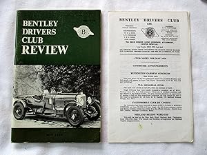 The Bentley Drivers Club Review, No 116 May 1975 + Club Notes.