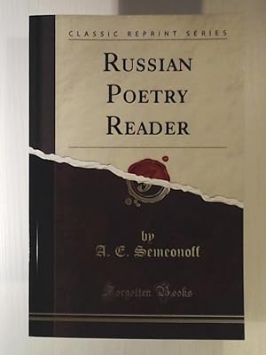 Seller image for Russian Poetry Reader ( Russian / English) for sale by Leserstrahl  (Preise inkl. MwSt.)