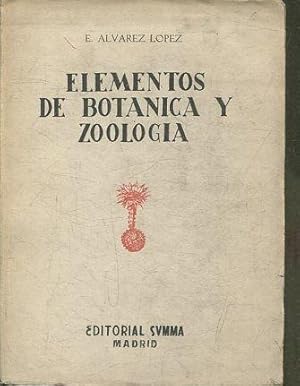 ELEMENTOS DE BOTANICA Y ZOOLOGIA.