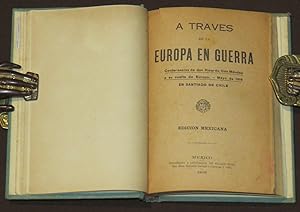 Imagen del vendedor de El Terrorismo Austraco en Bohemia / A travs de la Europa en Guerra. Conferencias de don Ricardo Cox Mndez a su vuelta de Europa Mayo de 1916 en Santiago de Chile. a la venta por Librera Urbe