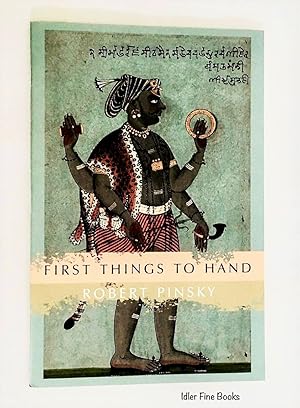 Image du vendeur pour First Things to Hand: Poems mis en vente par Idler Fine Books