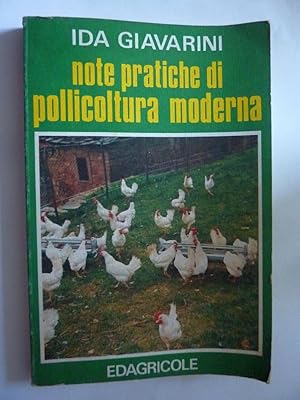 Imagen del vendedor de NOTE PRATICHE DI POLLICOLTURA MODERNA Terza Edizione a la venta por Historia, Regnum et Nobilia