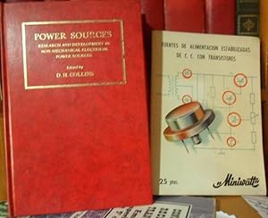 Image du vendeur pour POWER SOURCES 2 1968 Research and Development in Non-Mechanical Electrical Power Sources + FUENTES DE ALIMENTACIN ESTABILIZADAS DE C.C. CON TRANSISTORES (2 libros) mis en vente par Libros Dickens