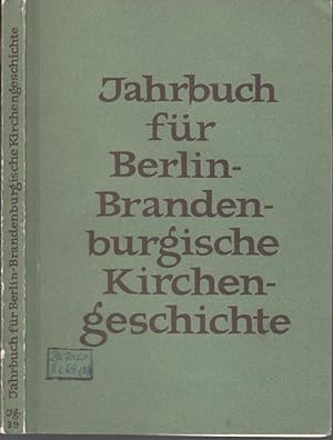 Image du vendeur pour Jahrbuch fr Berlin-Brandenburgische Kirchengeschichte. 39. Jahrgang 1964. Herausgegeben im Auftrag der Arbeitsgemeinschaft fr Berlin - Brandenburgische Kirchengeschichte. mis en vente par Antiquariat Carl Wegner