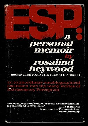 Seller image for ESP: A Personal Memoir for sale by Granada Bookstore,            IOBA