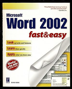 Seller image for Microsoft Word 2002 Fast & Easy for sale by Granada Bookstore,            IOBA