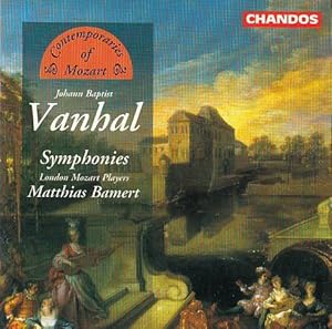 Bild des Verkufers fr Johann Baptist Vanhal: Symphonies Matthias Bamert, David Juritz, London Mozart Players zum Verkauf von Licus Media