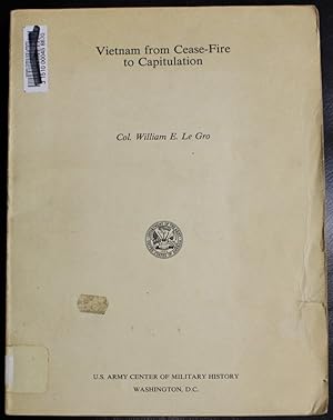 Seller image for Vietnam from Cease-Fire to Capitulation for sale by GuthrieBooks