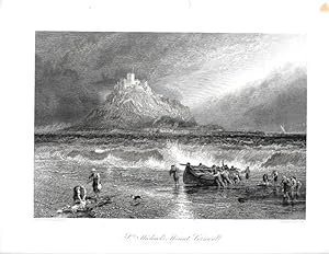 Seller image for ST. MICHAEL'S MOUNT, CORNWALL, Illustration for sale by Legacy Books