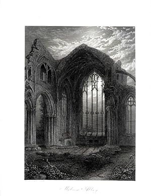 Seller image for MELROSE ABBEY, Illustration for sale by Legacy Books