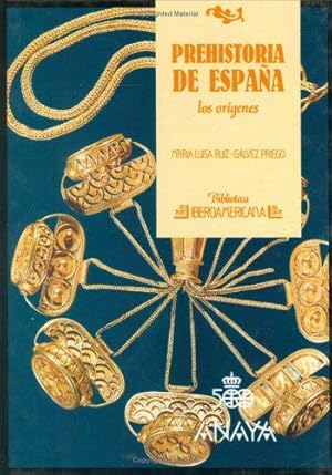 Immagine del venditore per Prehistoria de Espana: Los origenes (Biblioteca iberoamericana) venduto da JLG_livres anciens et modernes