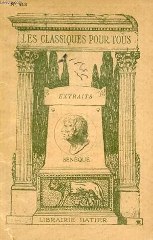 Seller image for EXTRAITS DES OEUVRES MORALES ET DES LETTRES A LUCILIUS (Les Classiques Pour Tous) for sale by Le-Livre