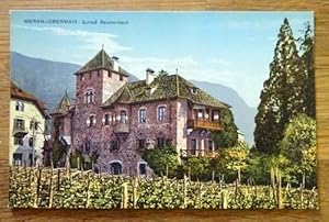 Ansichtskarte AK Meran-Obermais. Schloß Reichenbach