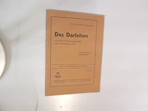 Bild des Verkufers fr Das Darlehen und andere Finanzierungsgeschfte nach schweizerischem Recht. Wie beschaffe ich mir Betriebs-Kapital? Rechtslehre fr jedermann, Heft 11. zum Verkauf von Antiquariat Bookfarm