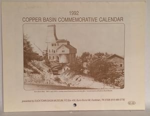 1992 Copper Basin Commemorative Calendar.