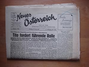 Neues Österreich - Organ der Demokratischen Einigung - Sonntag, 29. Mai 1955