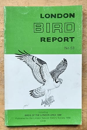 Bild des Verkufers fr London Bird Report 1988 No.53 zum Verkauf von Shore Books