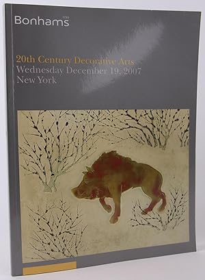 20th Century Decorative Arts - Bonhams, Wednesday, December 19, 2007, New York