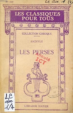 Seller image for LES PERSES (Les Classiques Pour Tous) for sale by Le-Livre