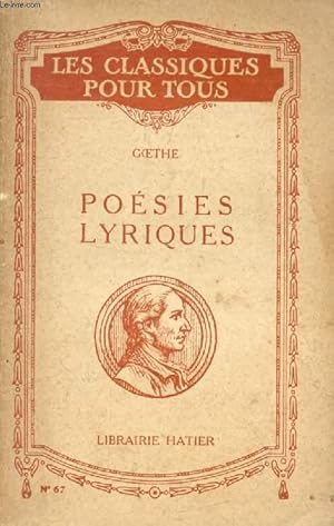 Seller image for POESIES LYRIQUES (Traduction) (Les Classiques Pour Tous) for sale by Le-Livre